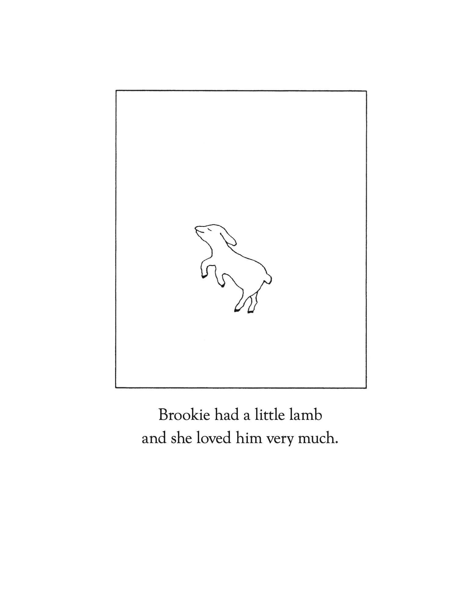 Brookie and Her Lamb