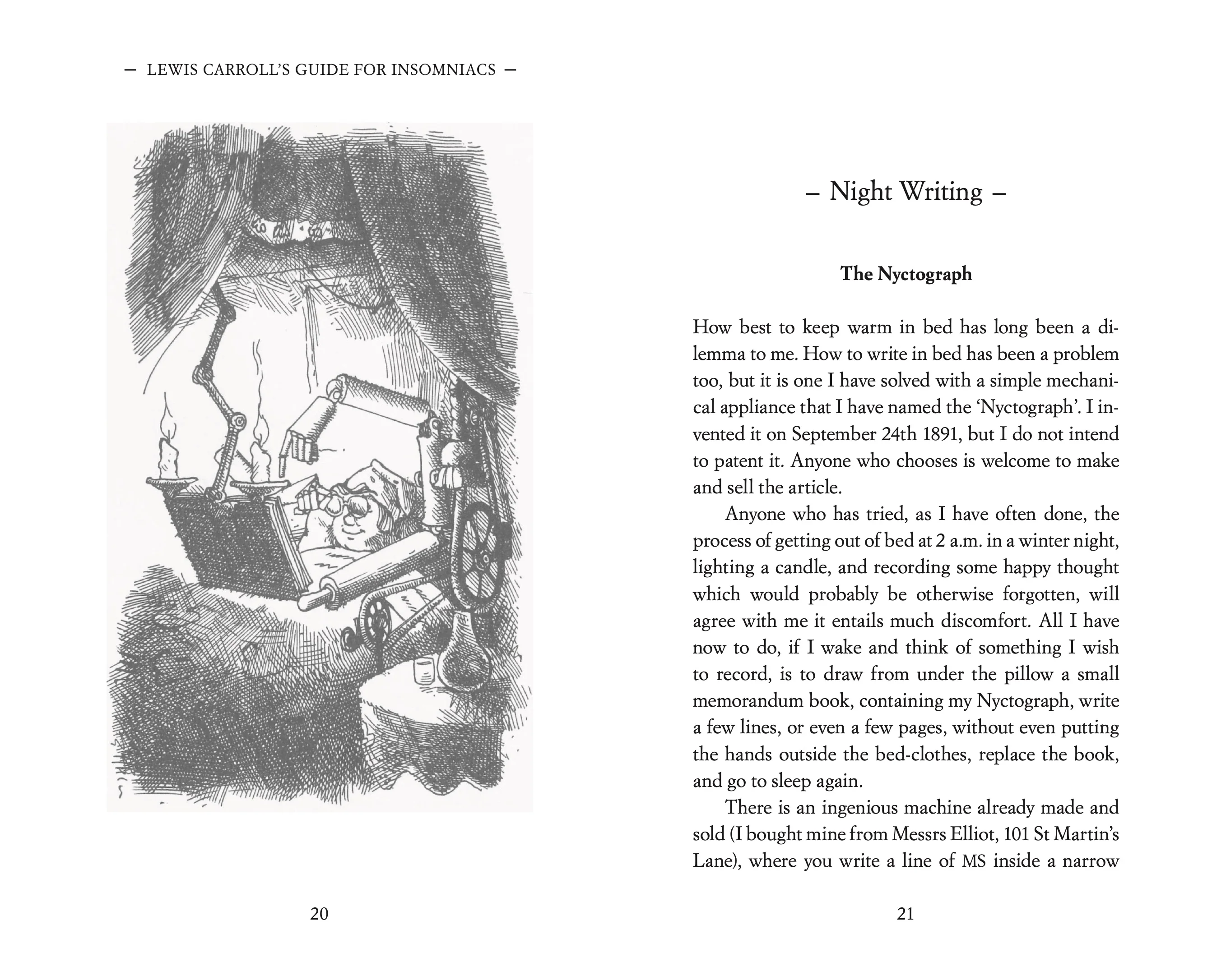 Lewis Carroll’s Guide for Insomniacs